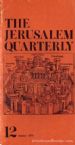 The Jerusalem Quarterly ; Number Twelve, Summer 1979